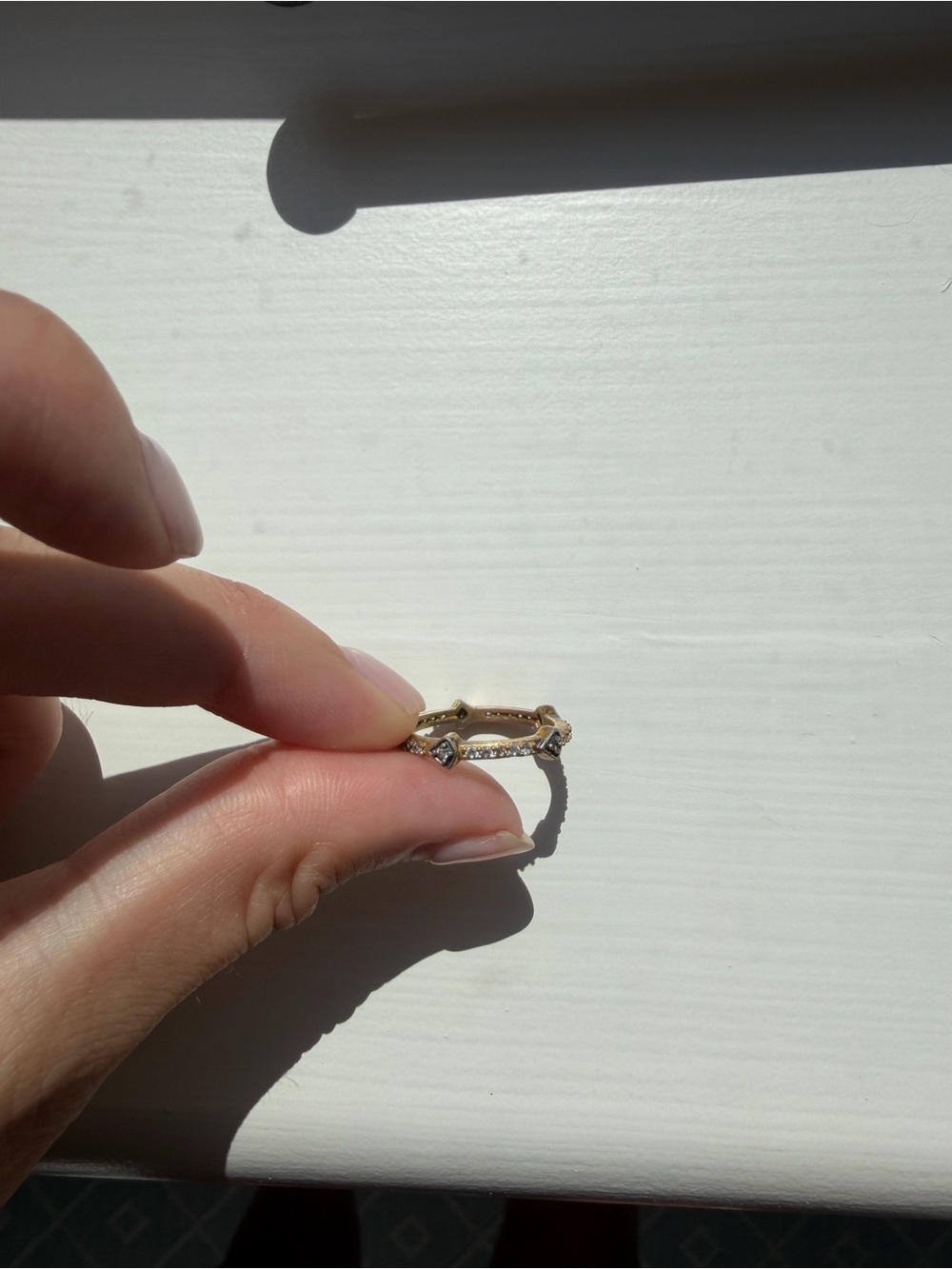 Freida Rothman Gold and Silver Mixed Metal Stacking Rings Set - Picture 8 of 11
